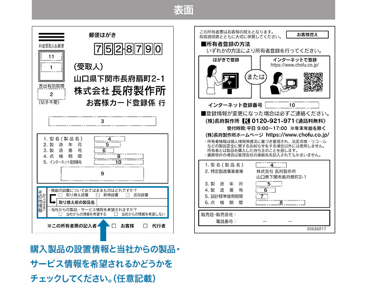 必要事項を記入